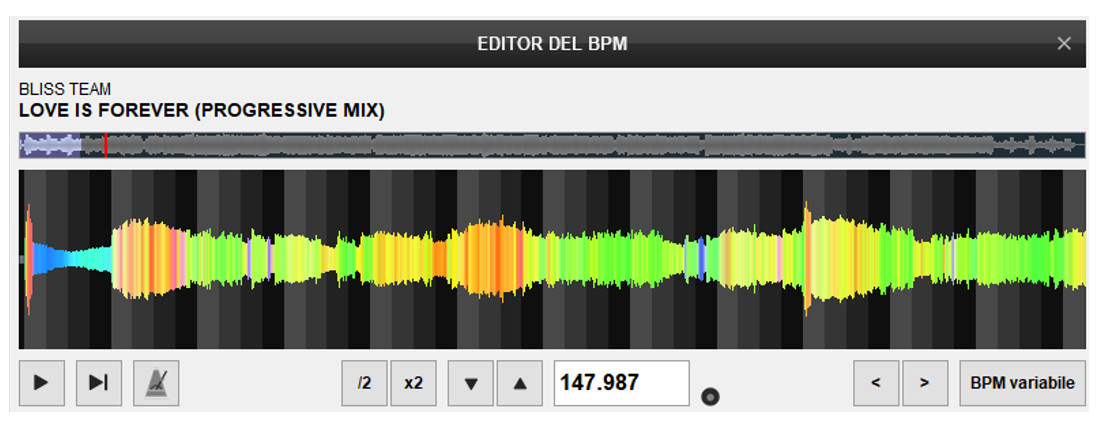 Virtual DJ - Editor BPM