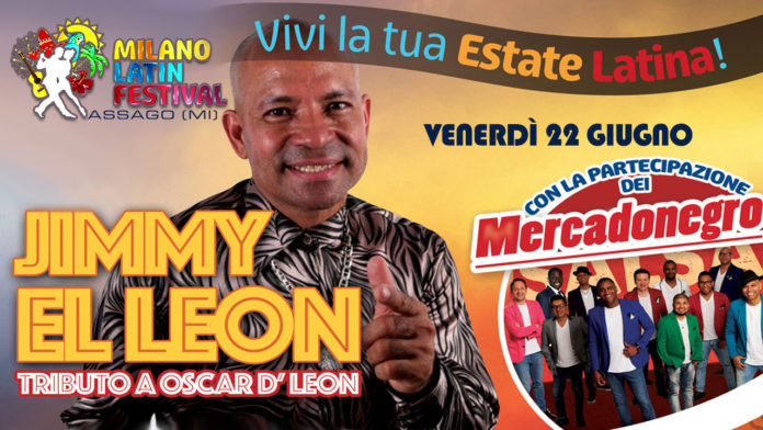 Jimmy El Leon -Tributo A Oscar D'Leon (Milano 2018)