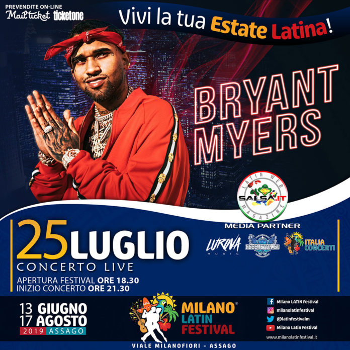 Bryant Myers 2019 (Milano Latin Festival)
