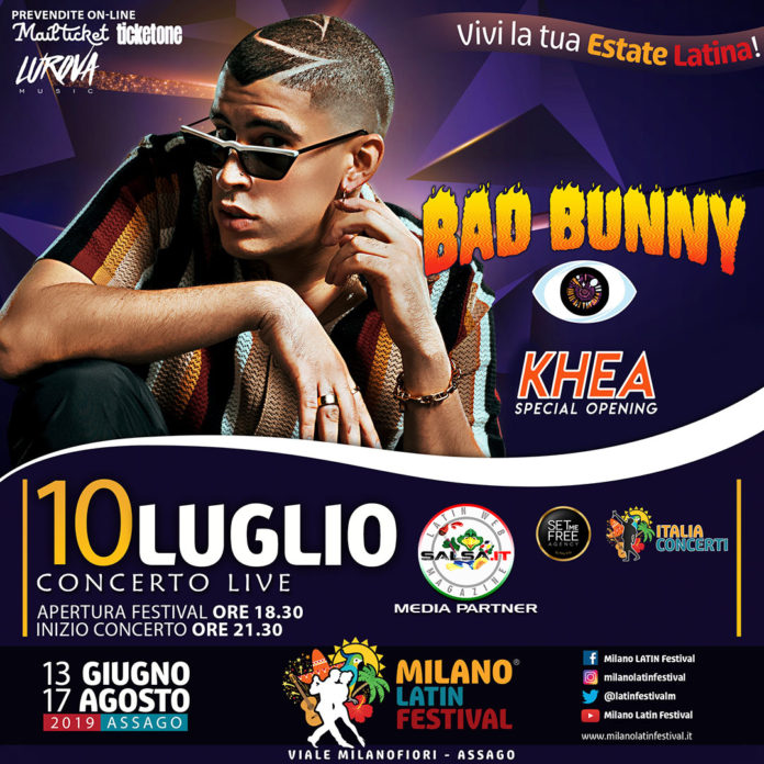 Concerto - Bad Bunny 2019 (Milano Latin Festival)