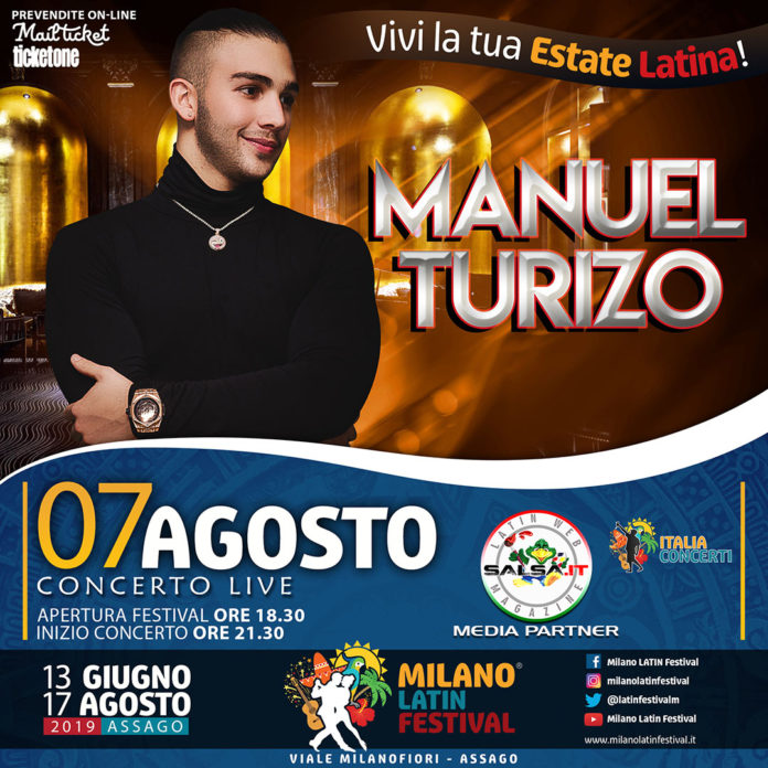 Manuel Turizo 2019 (Milano Latin Festival)