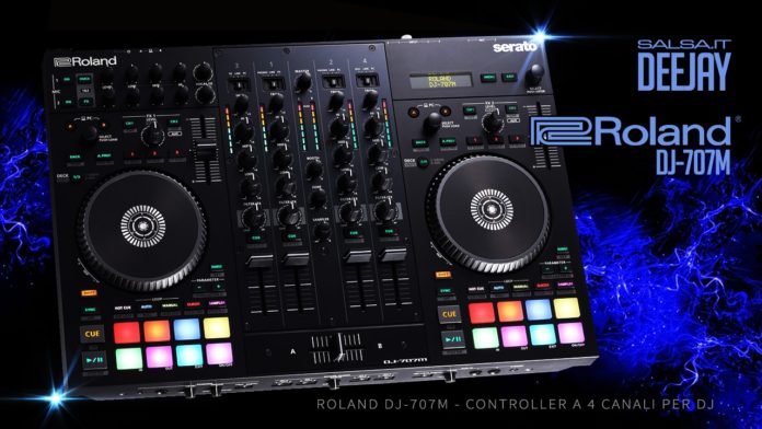 ROLAND DJ-707M - SERATO PRO DJ CONTROLLER
