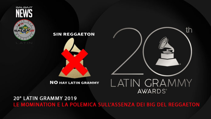 20 Latin Grammy Nomination - Sin Reggaeton (2019 News)