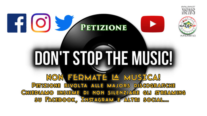 Don't Stop The Music - Petizione contro le major che bloccano la musica sui social