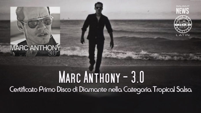 Marc Anthony - 3.0.- Primo album Tropical Salsa ad eseere certificato Disco di Diamante
