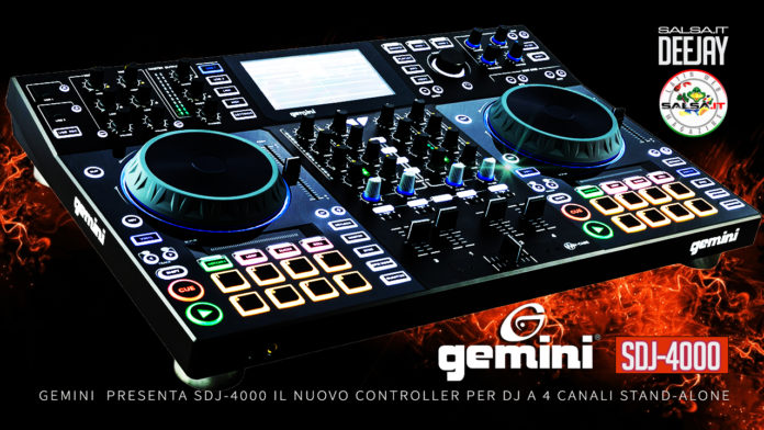 GEMINI SDJ-4000, IL NUOVO CONTROLLER TOP DI GAMMA (2021 Salsa.it DJ PRO)