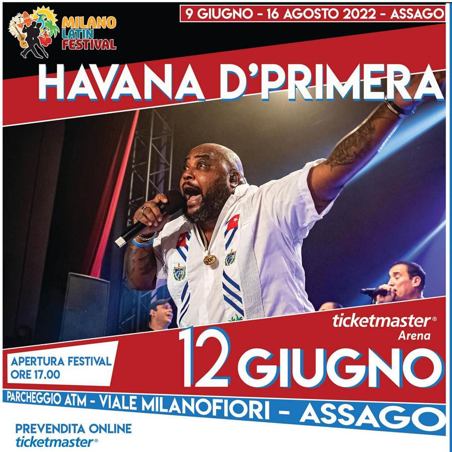 Milano Latin Festival - Havana D'Primera 12 Giugno 2022