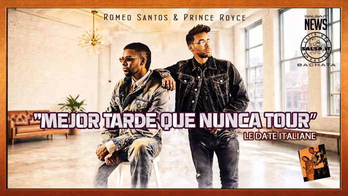 Romeo Santos e Prince Royce - Mejor Tarde Que Nunca Tour 2026 Romeo Santos e Prince Royce - Mejor Tarde Que Nunca Tour 2026